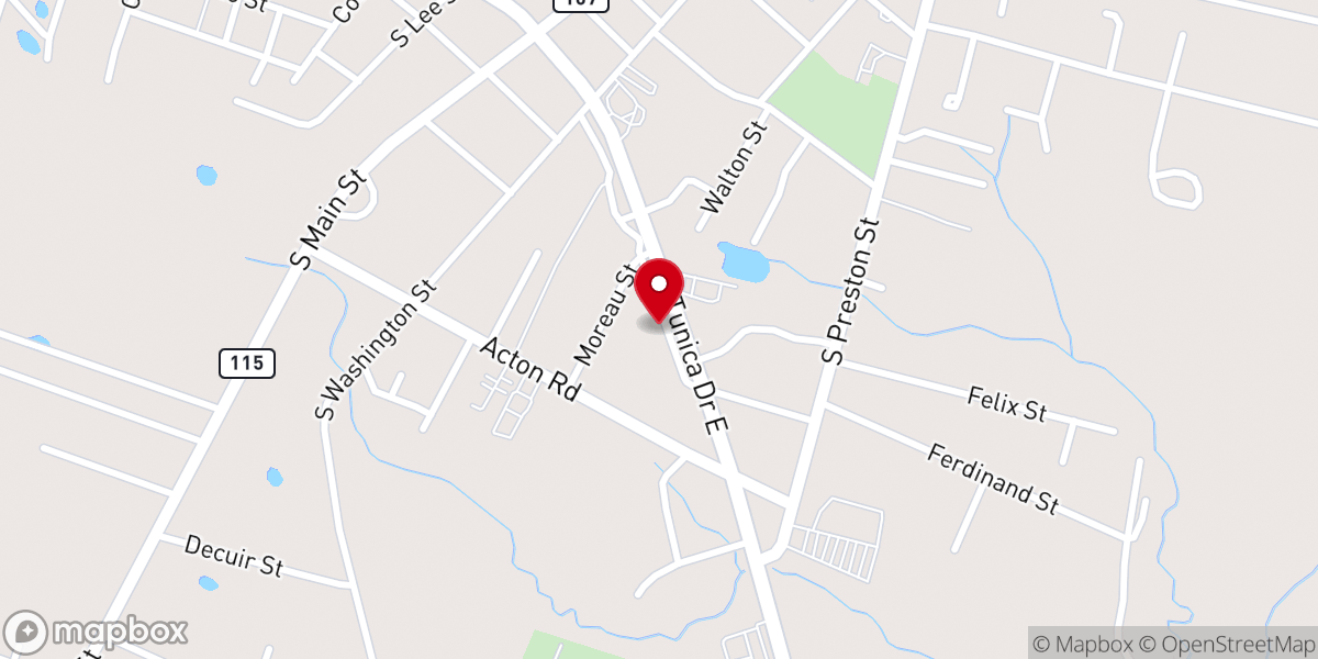 Map showing location of Pinch-N-Tails