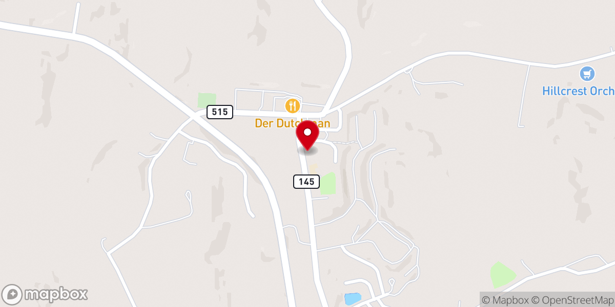 Map showing location of St. John’s Church of Walnut Creek
