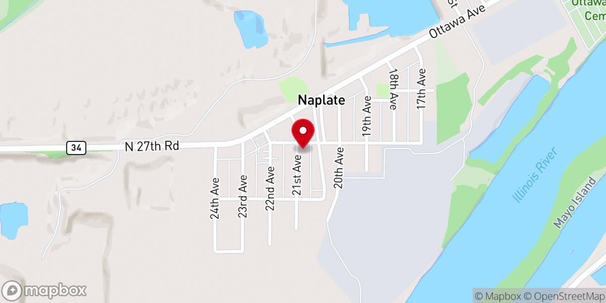 Map showing location of St Mary's Catholic Church
