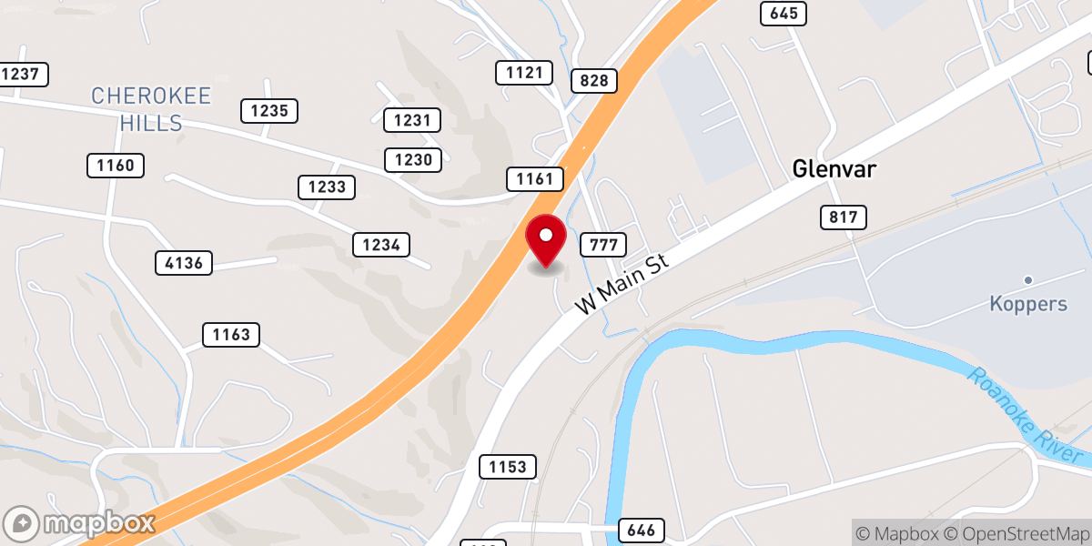 Map showing location of Living Well Church of the Nazarene