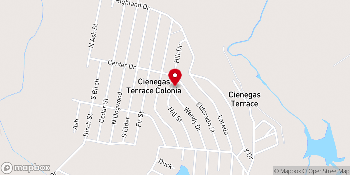 Map showing location of Iglesia Apostolica Fuente De Agua Viva