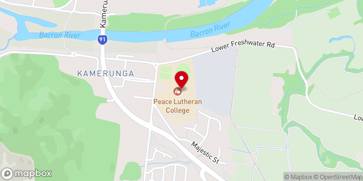Map showing location of Northern Hope Anglican Church Cairns