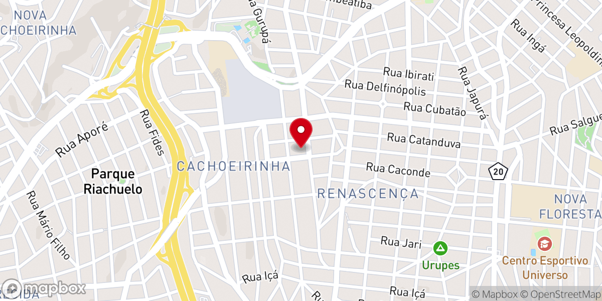 Map showing location of Paróquia Nossa Senhora da Paz