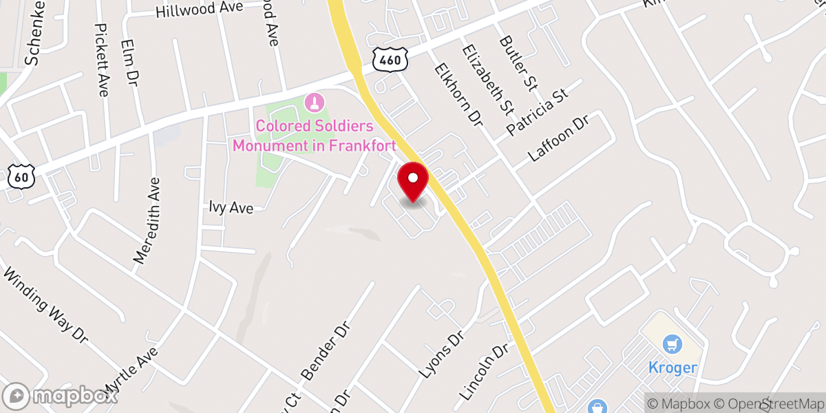 Map showing location of Synergy Church
