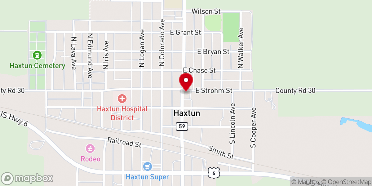 Map showing location of Methodist Parsonage