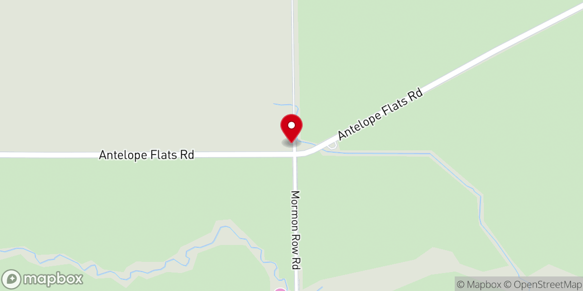 Map showing location of Mormon Row