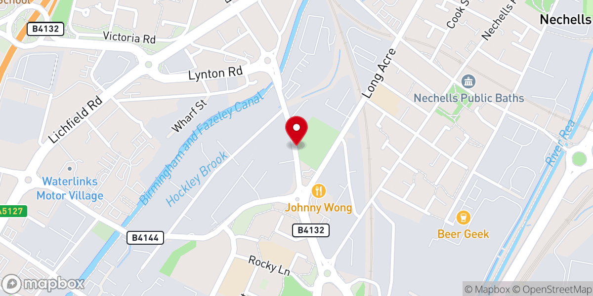 Map showing location of St Joseph's Catholic Church