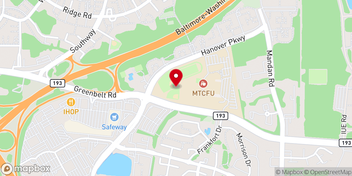 Map showing location of Light City Church