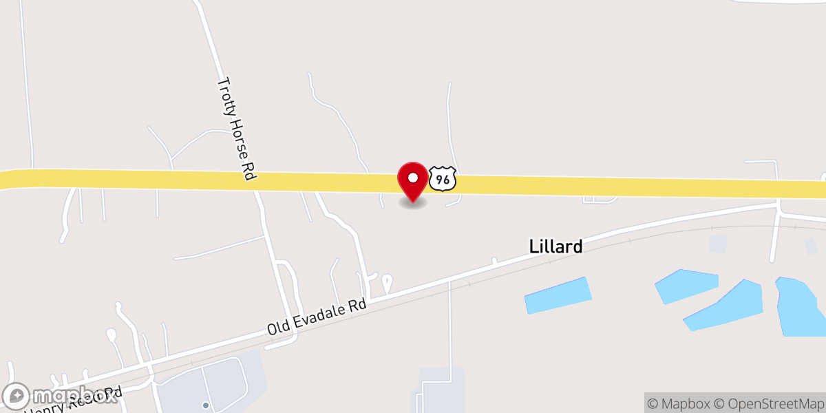 Map showing location of Neches Belle Antique Mall & Market