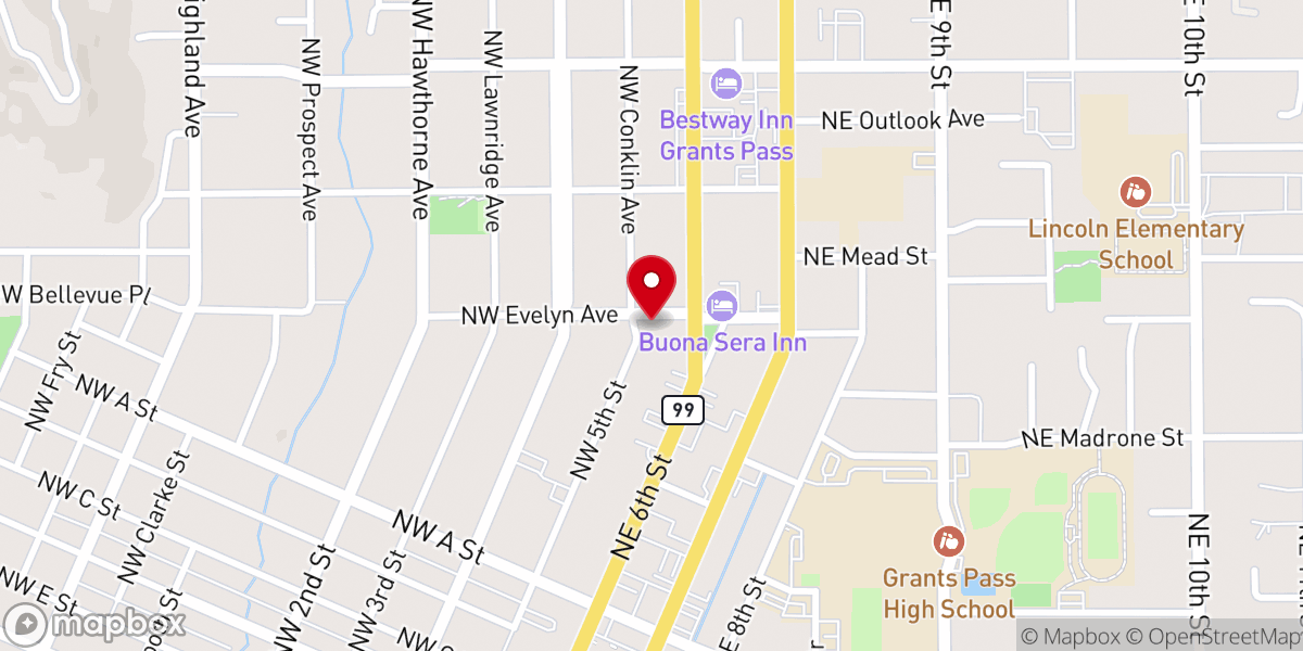 Map showing location of St Paul's Lutheran Church