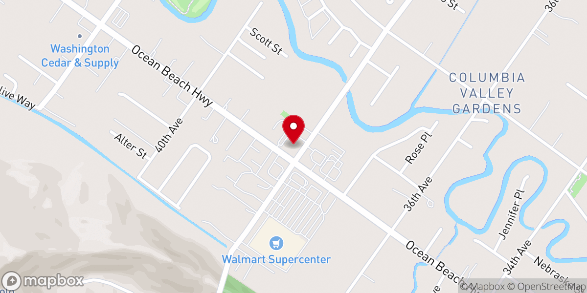 Map showing location of Faith Family Christian Center