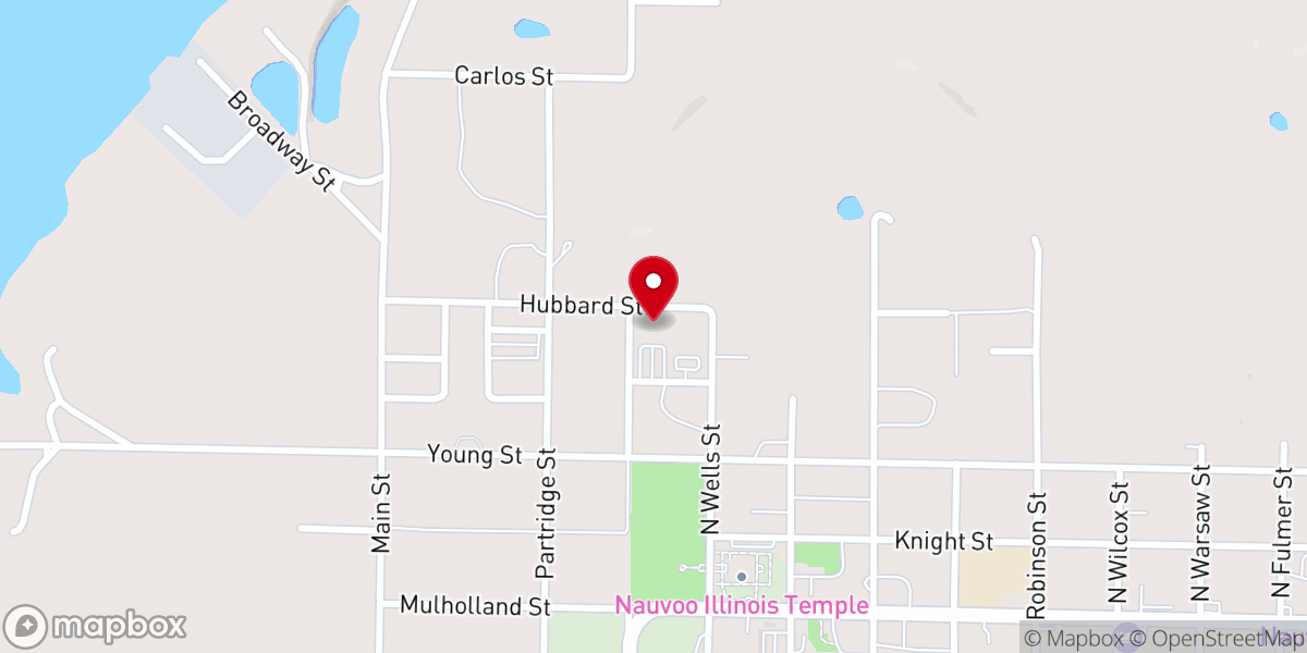 Map showing location of The Church of Jesus Christ of Latter-day Saints