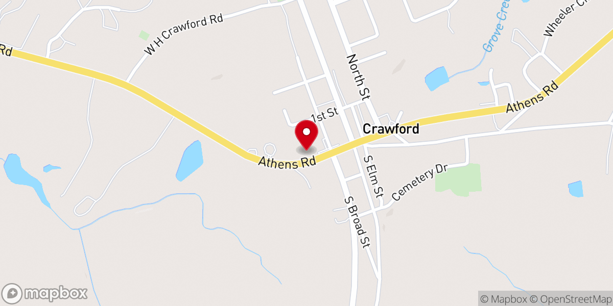 Map showing location of S.W.A.G. Ministry