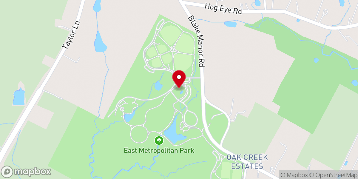 Map showing location of East Metropolitan Park