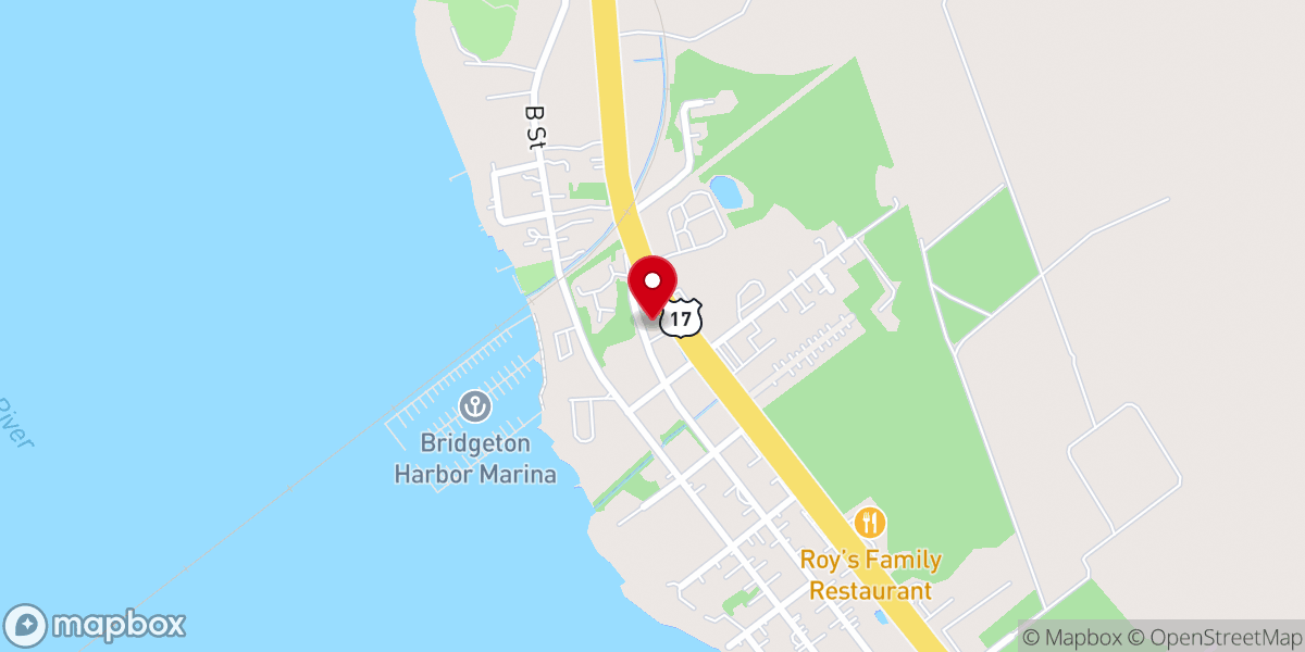 Map showing location of Living Water