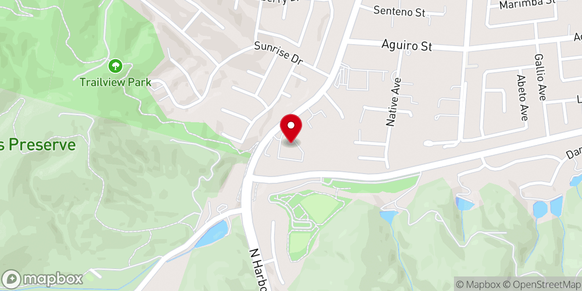Map showing location of Hillside Community Church of the Nazarene