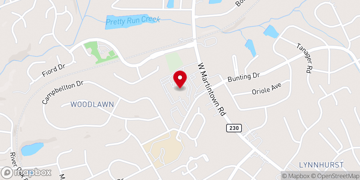 Map showing location of Victory Baptist Church North Augusta, SC