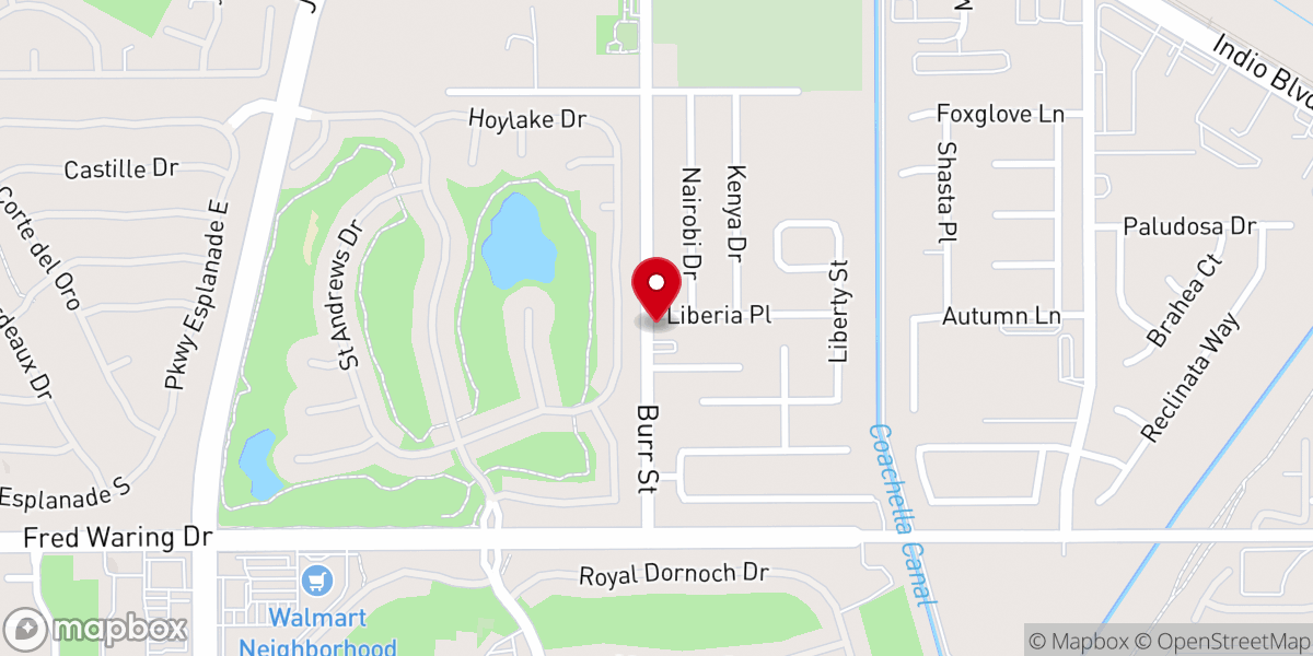 Map showing location of Love of Christ Community Church