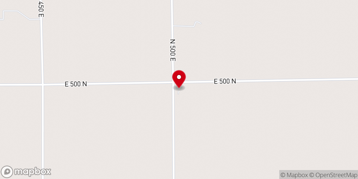 Map showing location of Bethany Fellowship Church