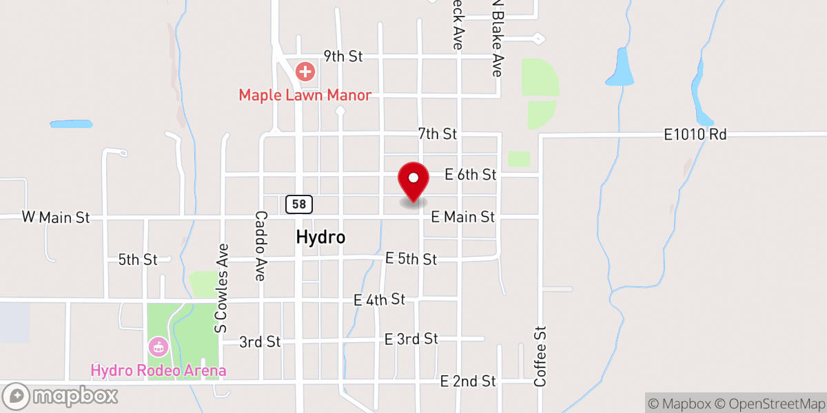 Map showing location of Christian Church