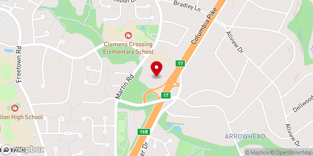 Map showing location of Chesapeake Conference of Seventh-day Adventists