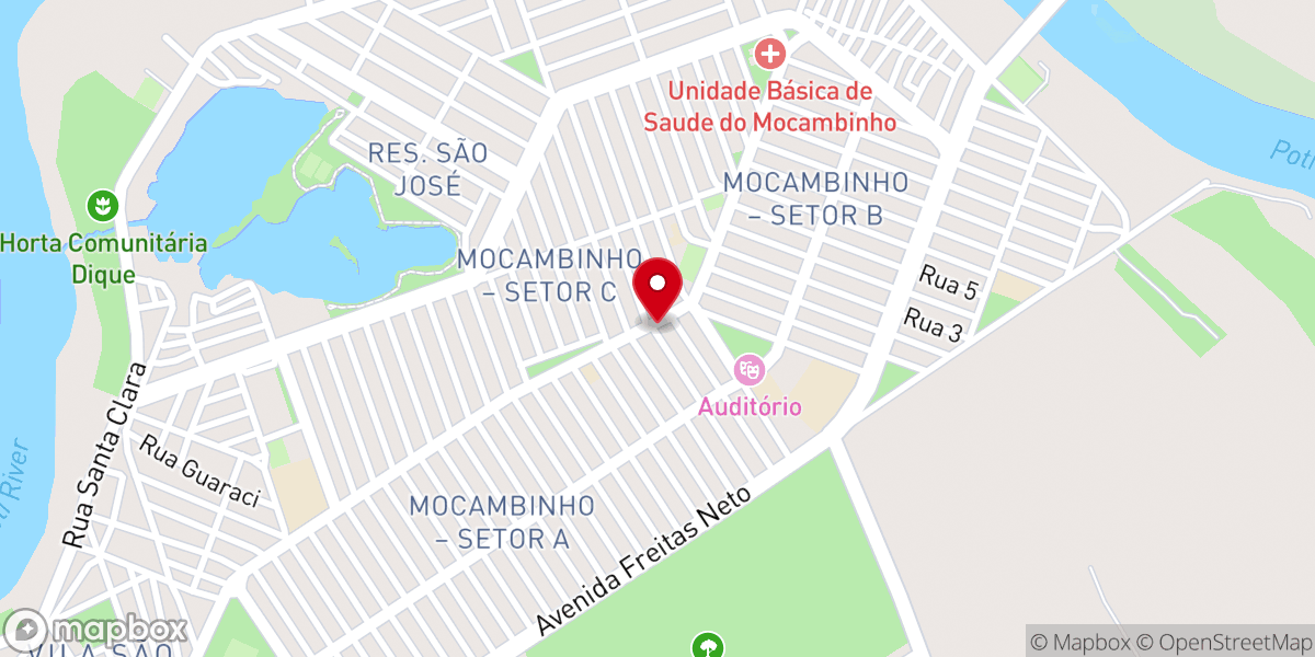 Map showing location of Igreja Universal Jesus Cristo é o Senhor