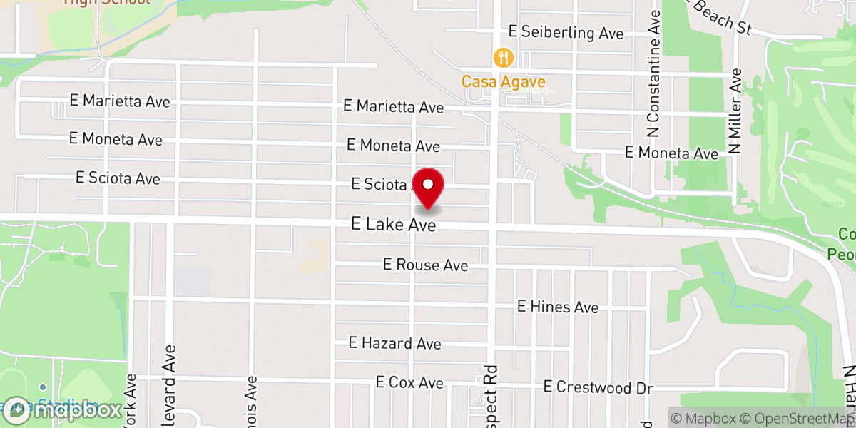 Map showing location of Franciscan Sisters of John the Baptist
