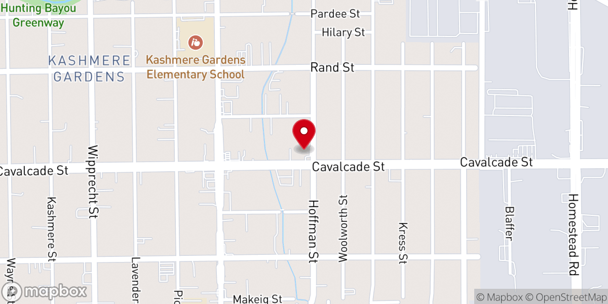 Map showing location of Apostolic Tabernacle Church