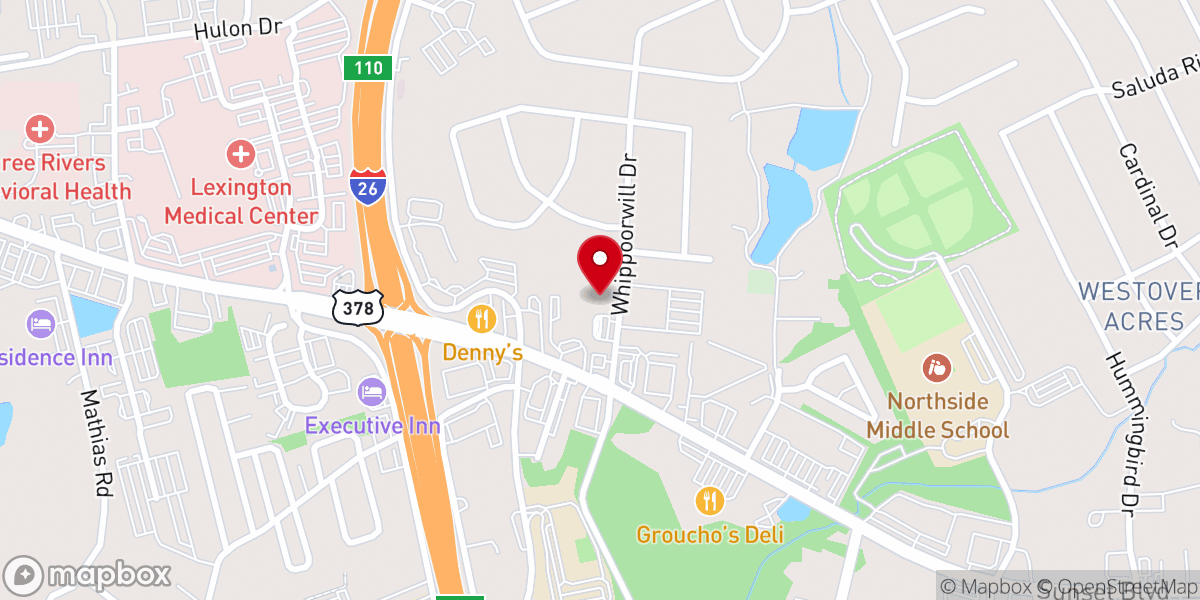 Map showing location of Oasis Christian Fellowship