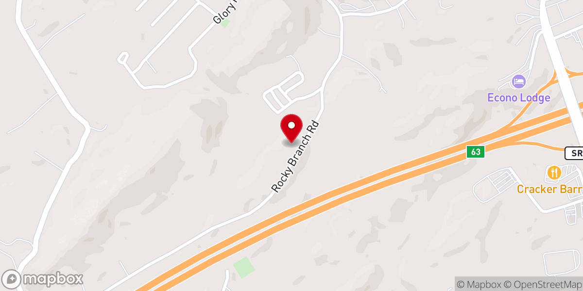 Map showing location of Christian Fellowship Church