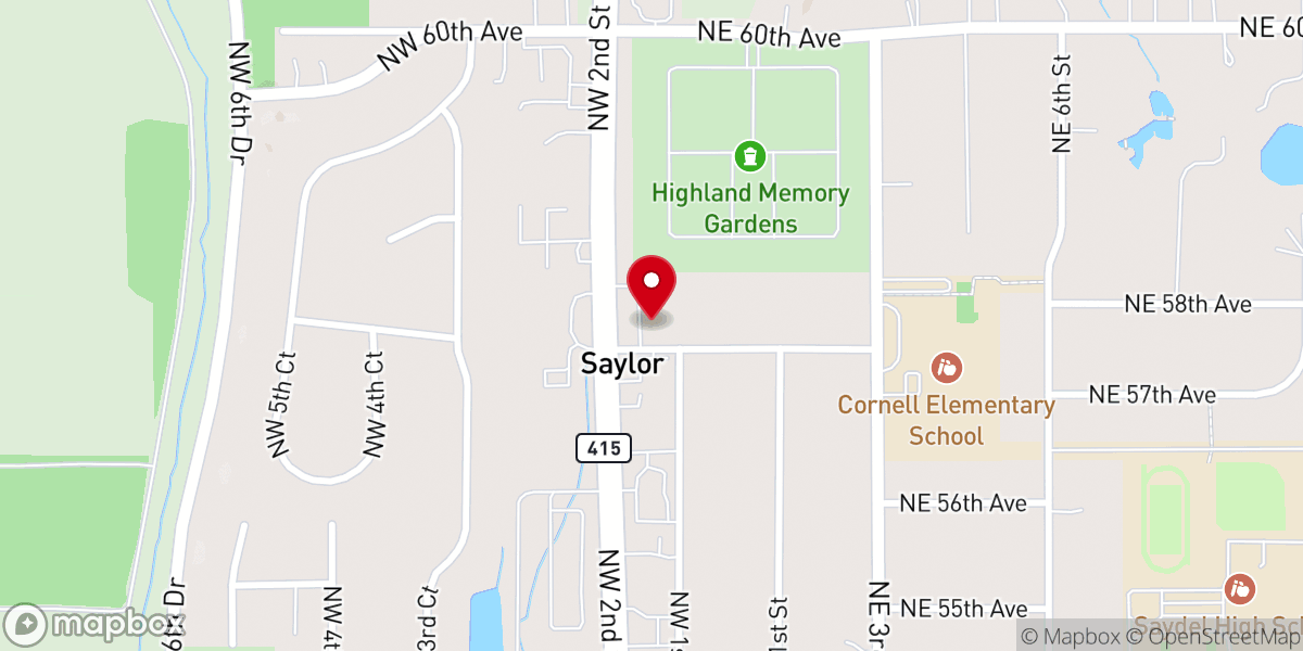 Map showing location of The Church Of Pentecost USA