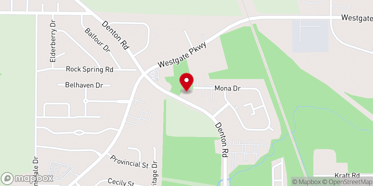 Map showing location of Bible Way Cooljc