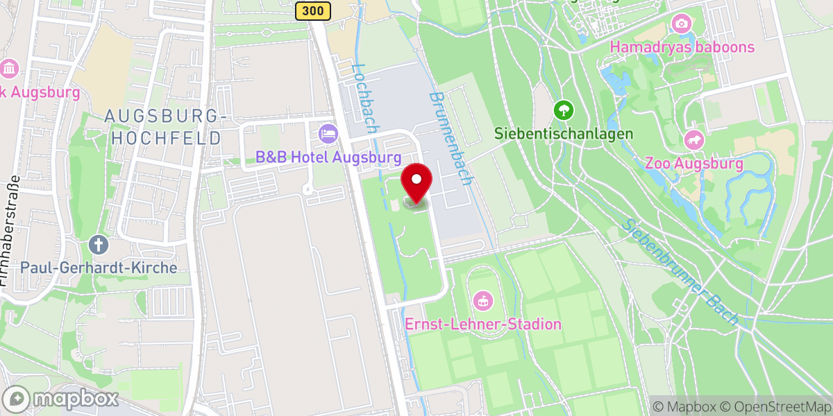 Map showing location of Priesterseminar der Diözese Augsburg