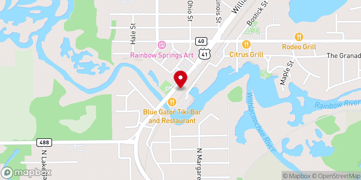 Map showing location of The Works Bistro