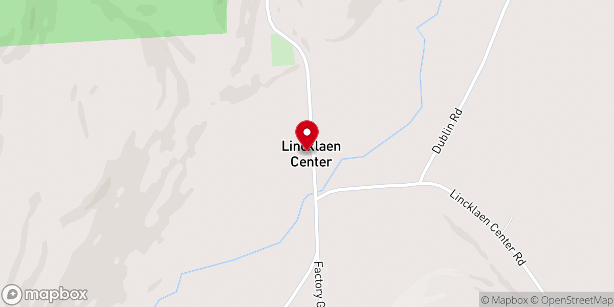 Map showing location of Lincklaen Center Seventh-day Adventist Church