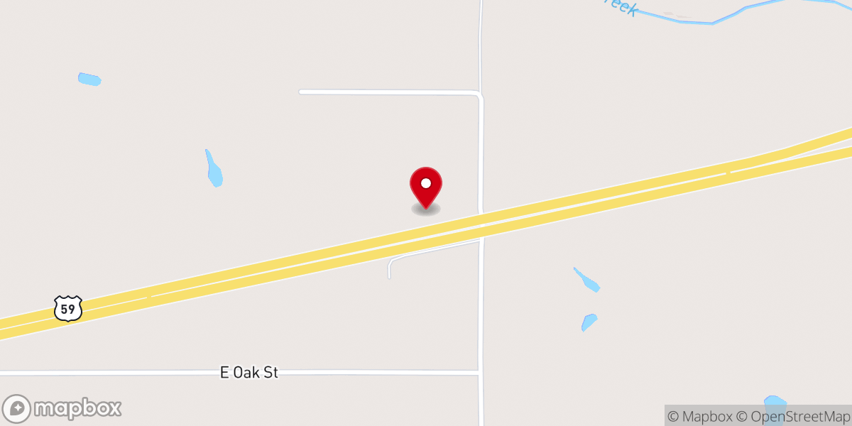 Map showing location of Minnehulla Baptist Church