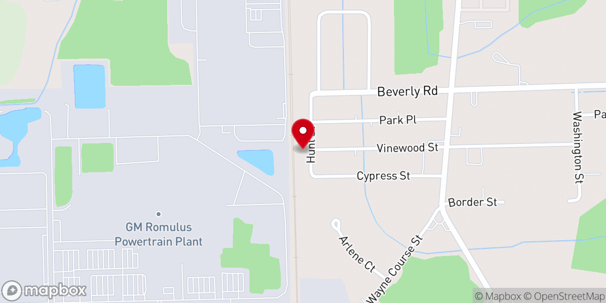 Map showing location of Beth-Immanuel Church