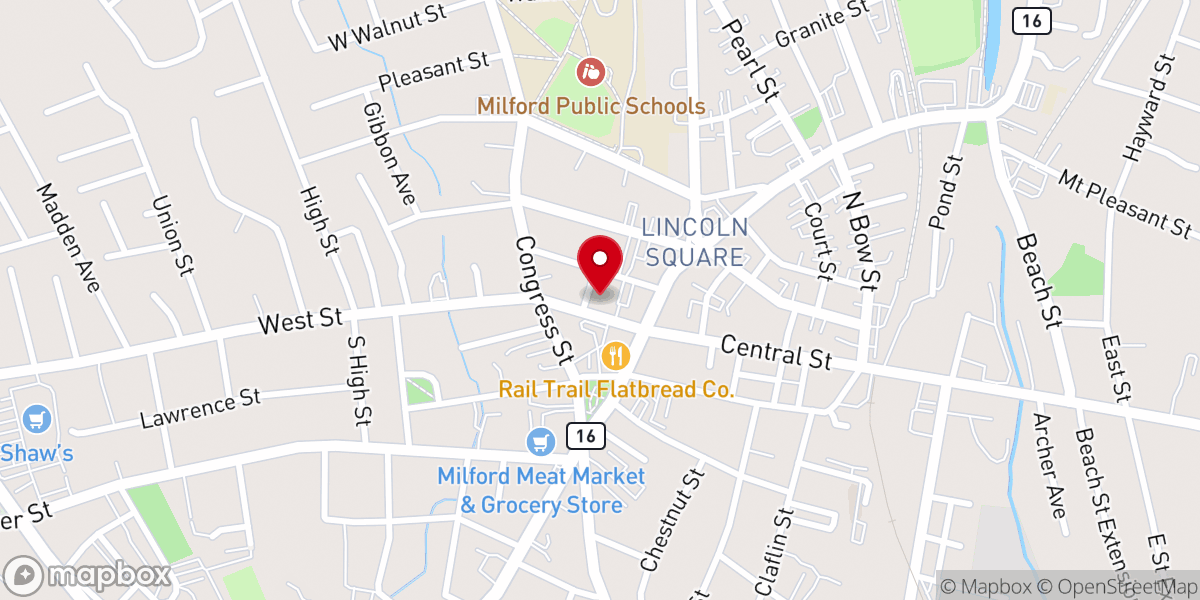 Map showing location of First United Methodist Church