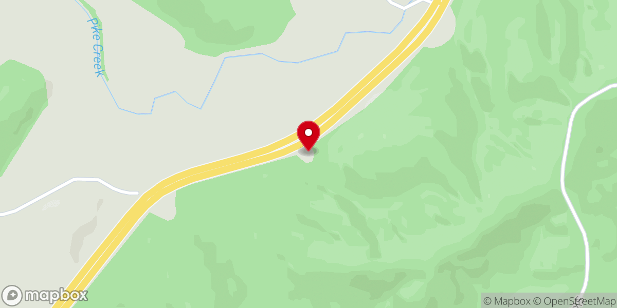 Map showing location of Cornerstone Free Will Baptist Church