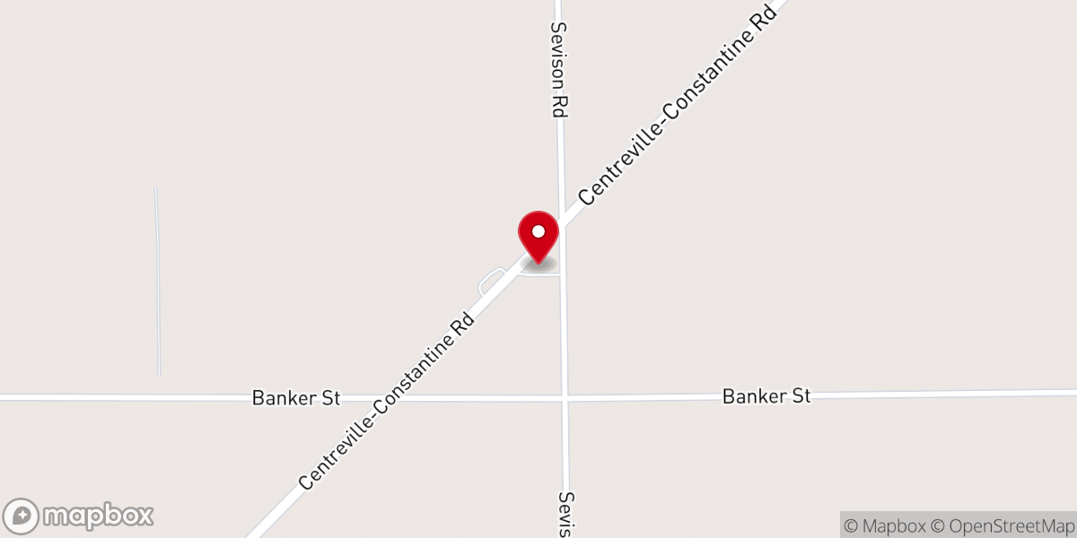 Map showing location of Florence Church of the Brethren/ Mennonite