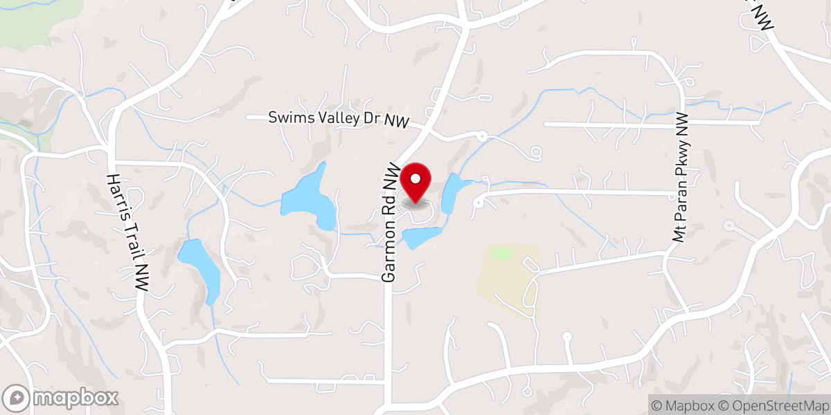 Map showing location of St. Dunstan's Episcopal Church