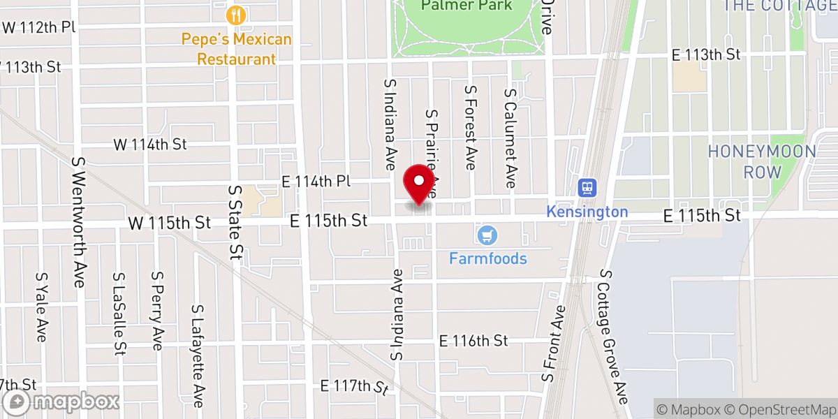 Map showing location of Evangelism Outreach Ministries Full Gospel Pentecostal Church