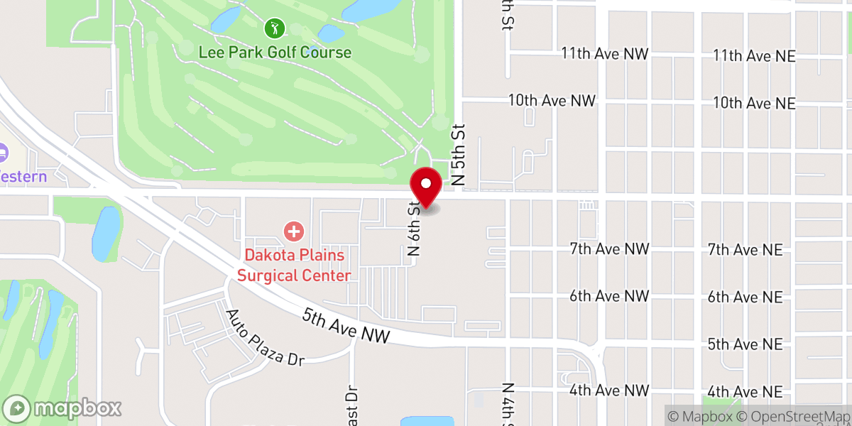 Map showing location of New Hope Fellowship