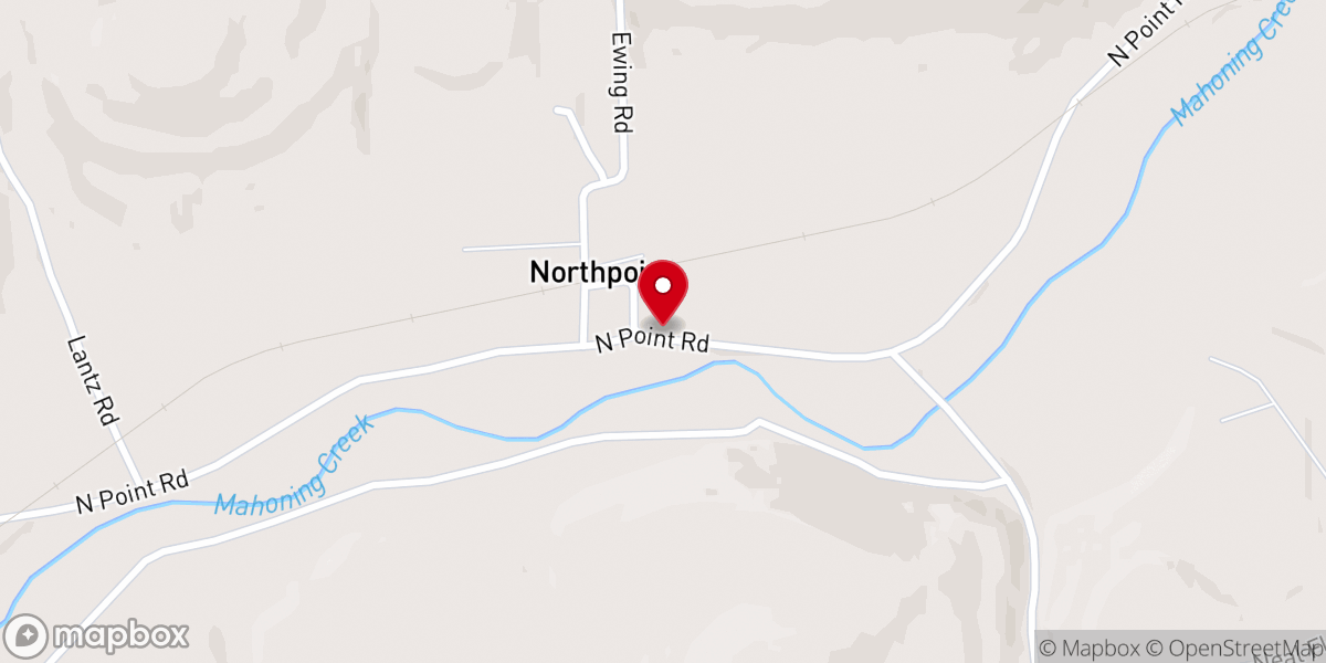 Map showing location of Northpoint United Methodist Church