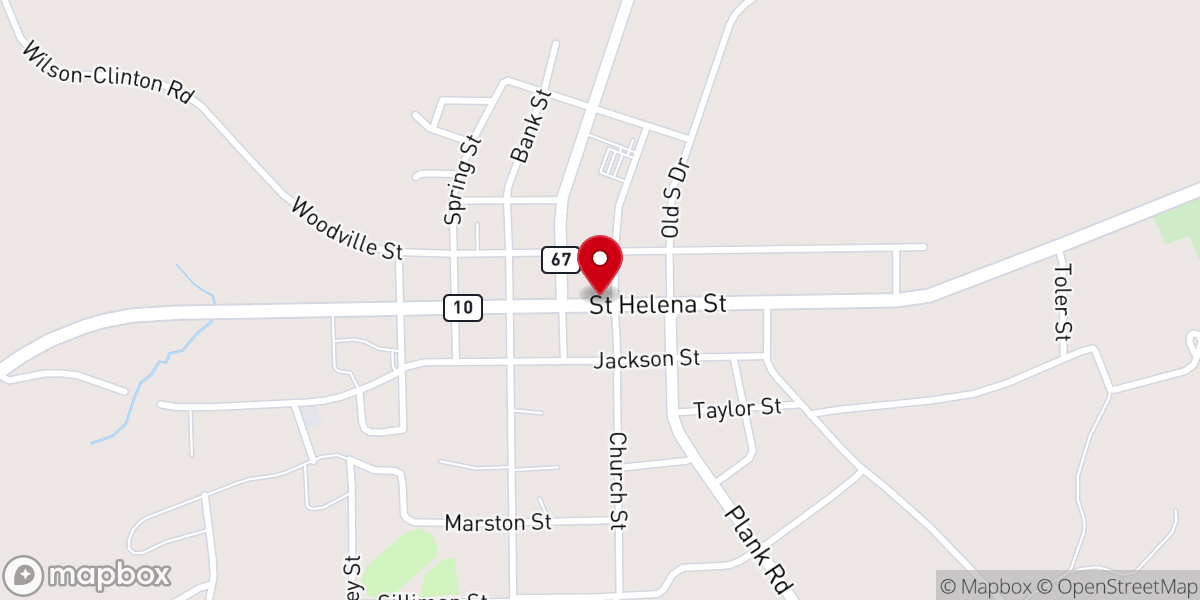 Map showing location of Humble Beginnings Outreach Ministry