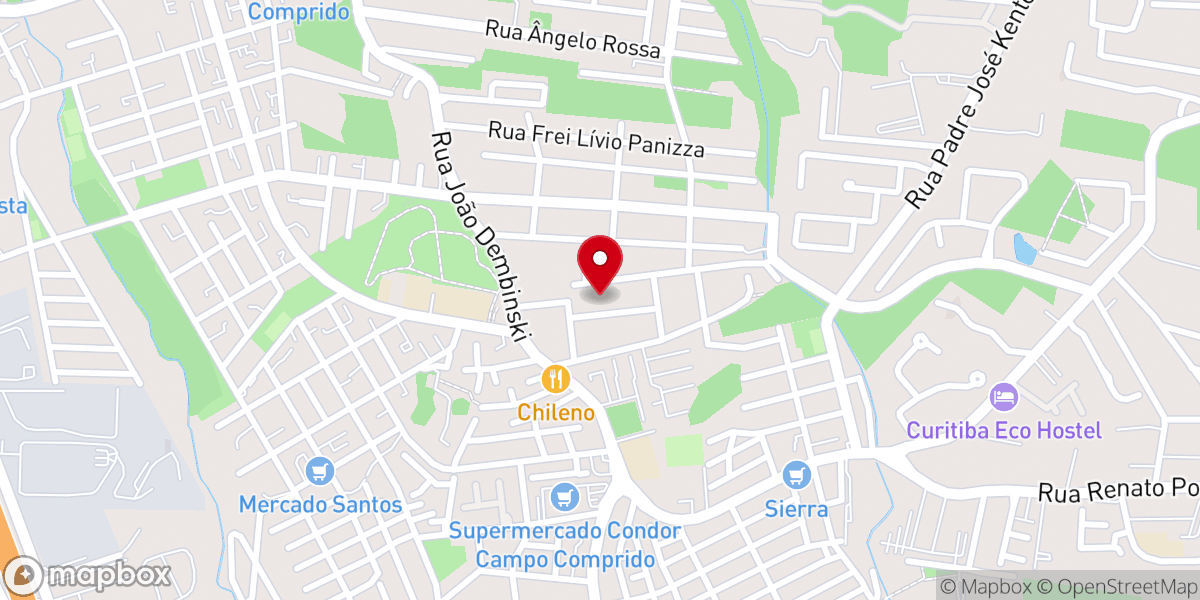 Map showing location of Assembléia De Deus