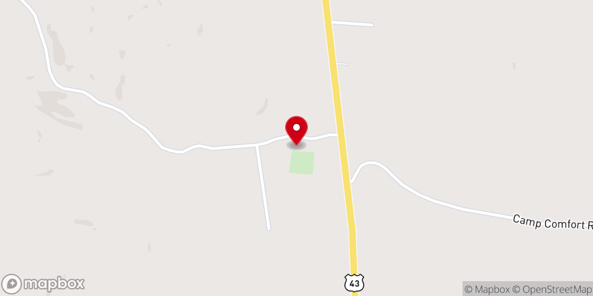 Map showing location of Houshs Chapel Church of Christ
