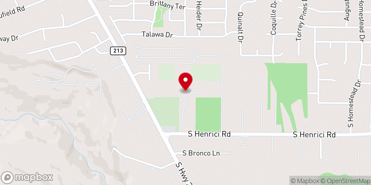Map showing location of Oregon Trail Free Will Baptist
