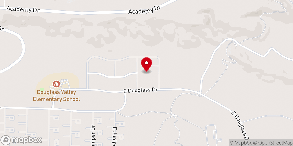 Map showing location of United States Air Force Academy