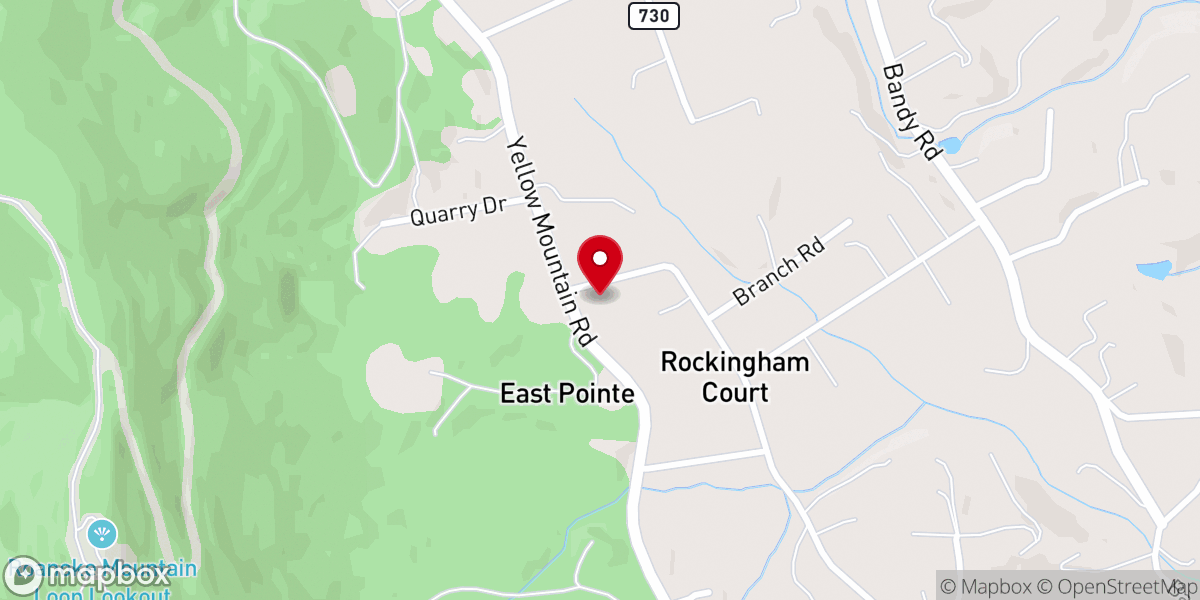 Map showing location of Rockingham Court United Methodist